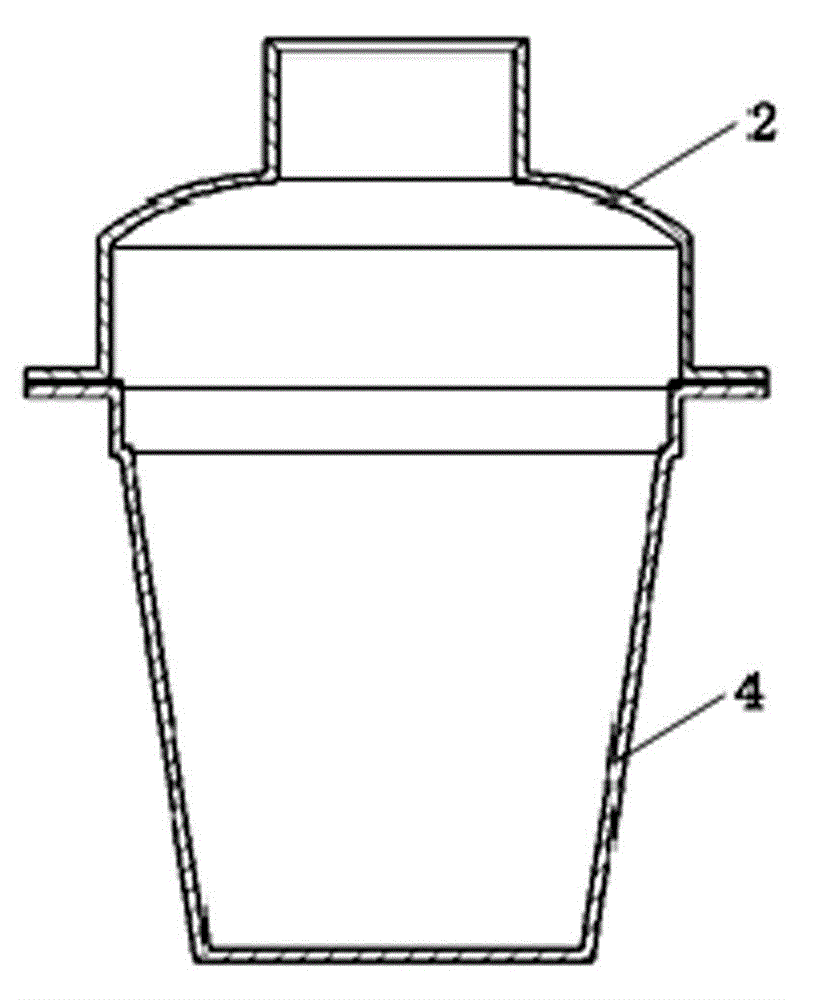 Moisture bottle with disposable inner cup