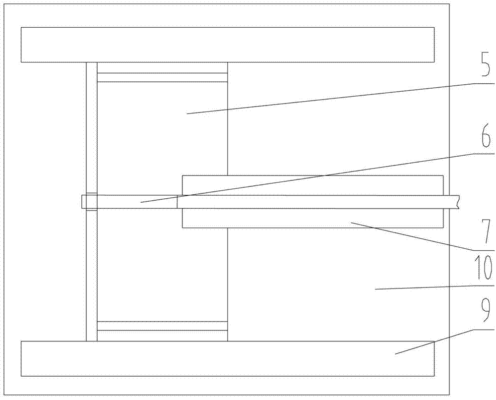 Steel pipe inner welding slag flushing device