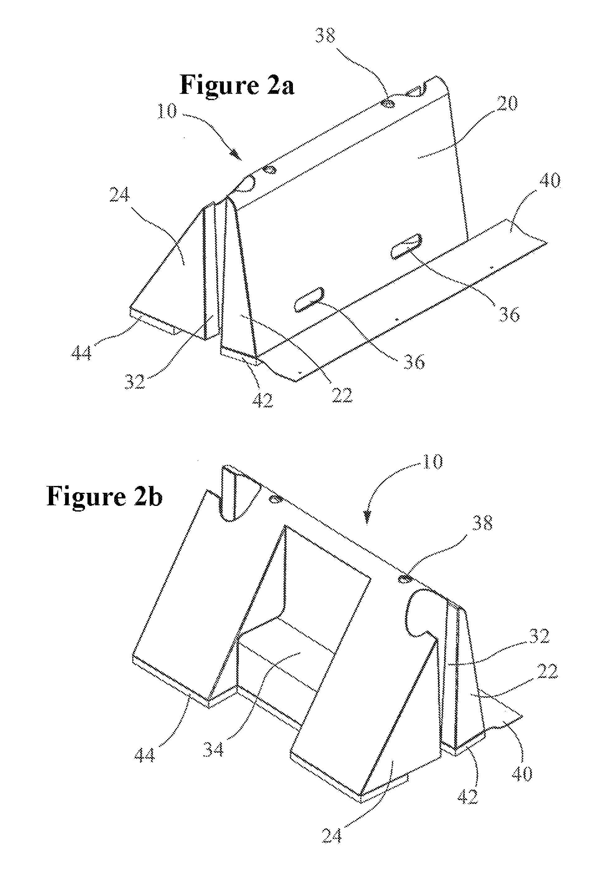 Self-filling modular barrier