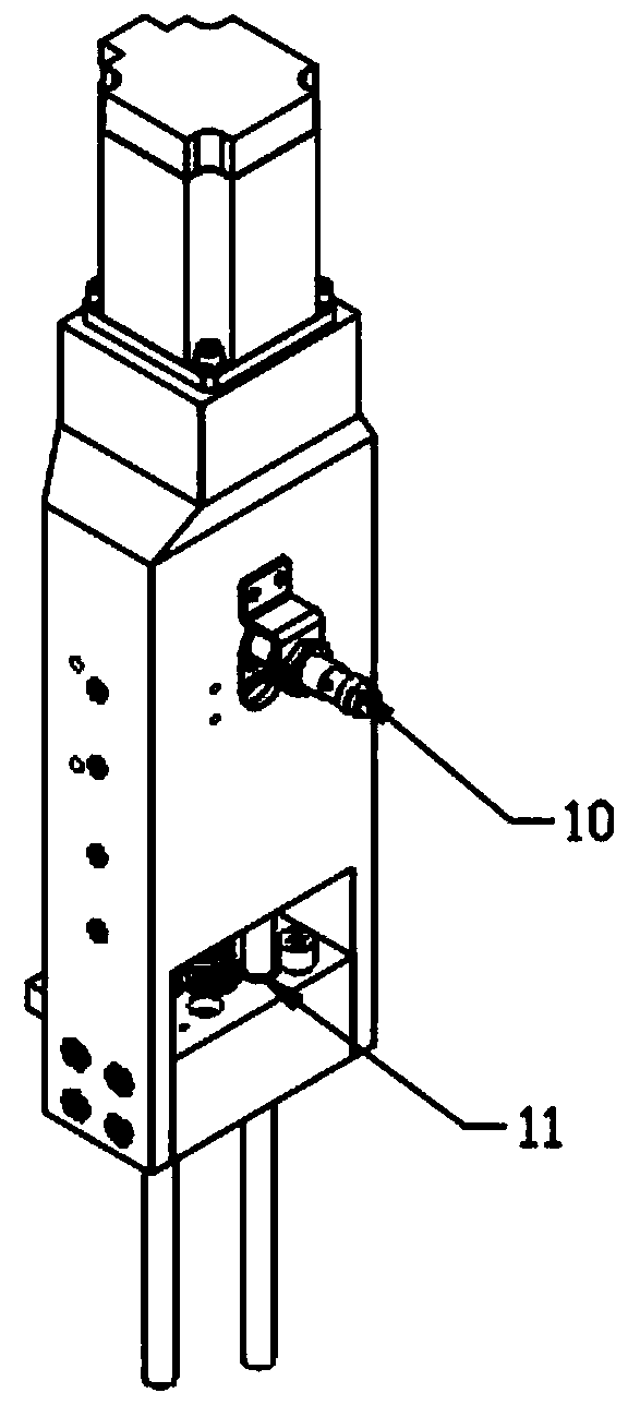 Die drawing and flanging mechanism