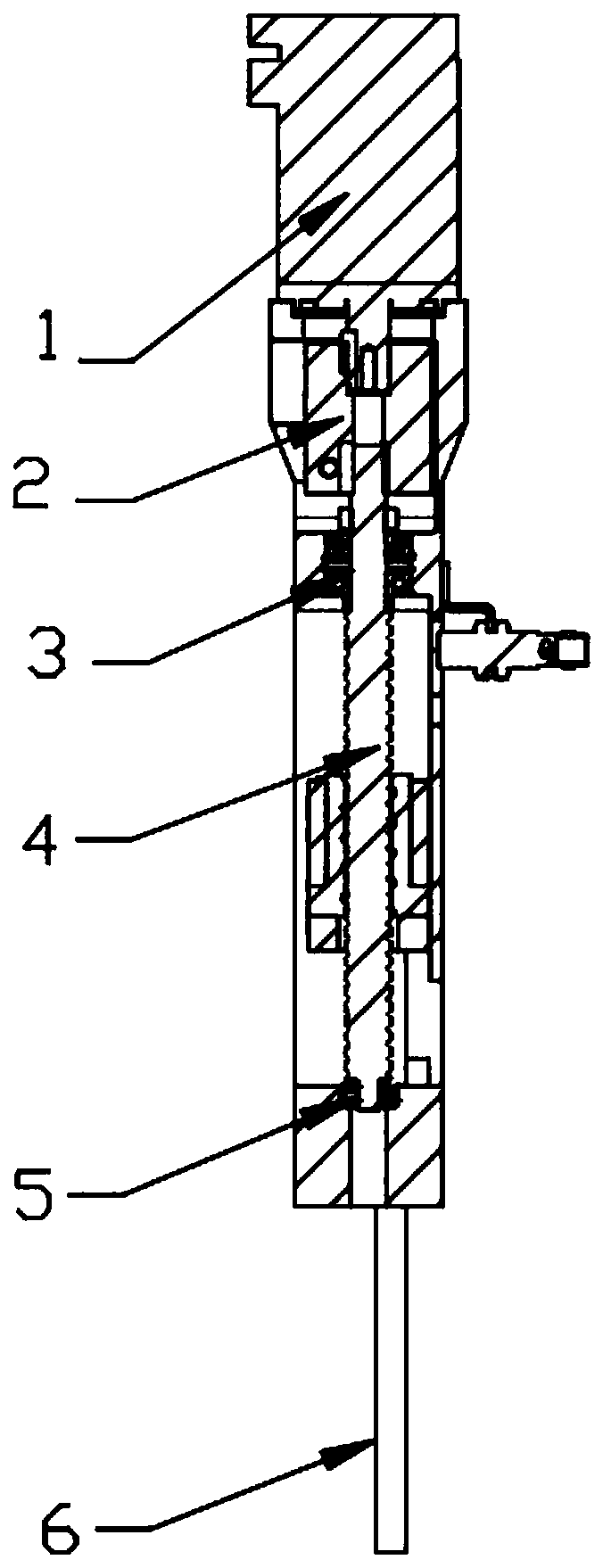 Die drawing and flanging mechanism