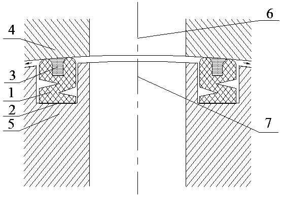 Elastic sealing ring and circular-arc slide sealing device