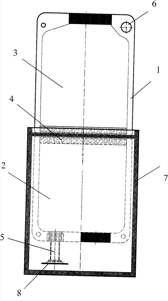 Improved solid and liquid double-chamber infusion container