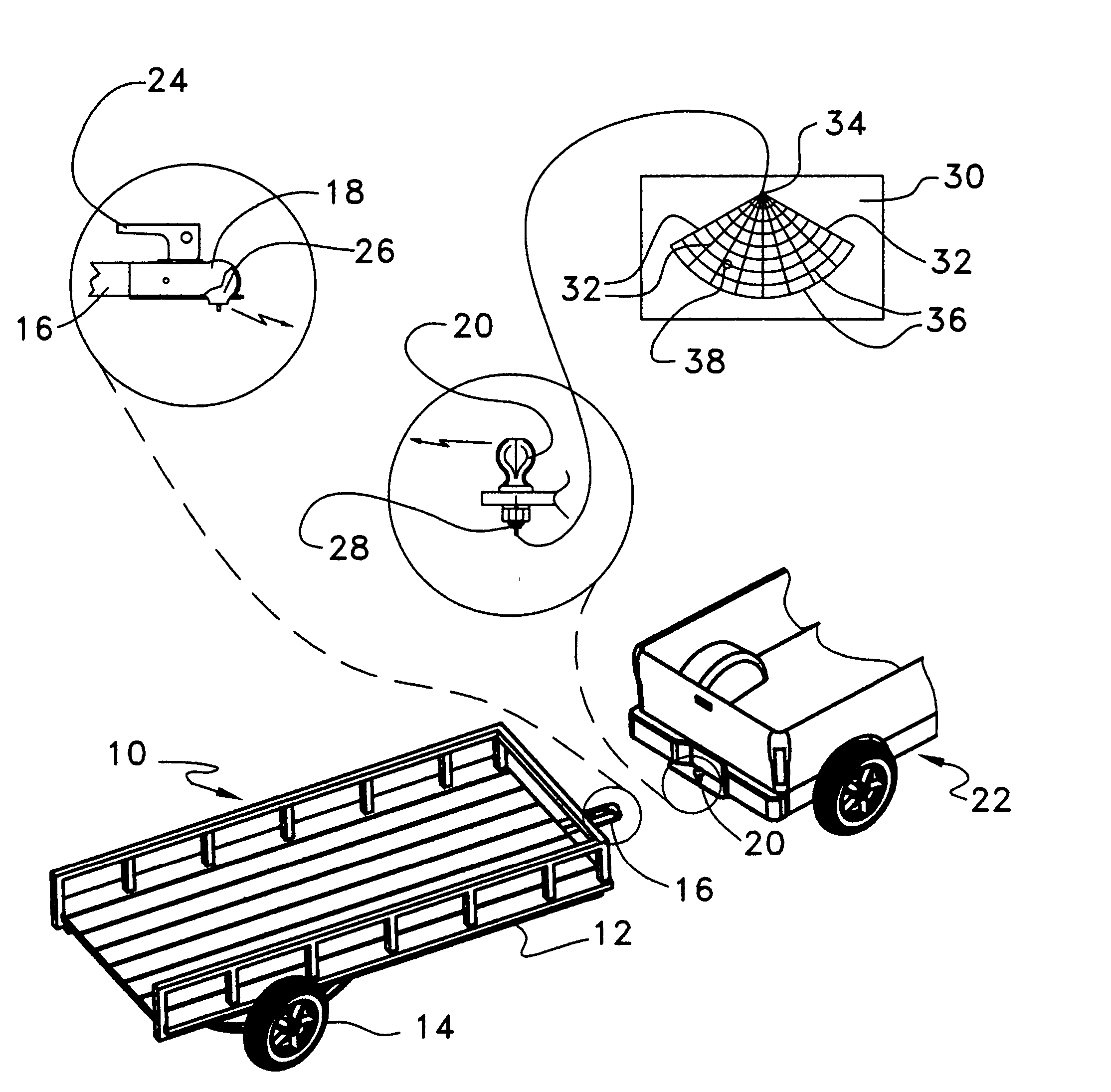 Device and method to facilitate coupling of a hitch