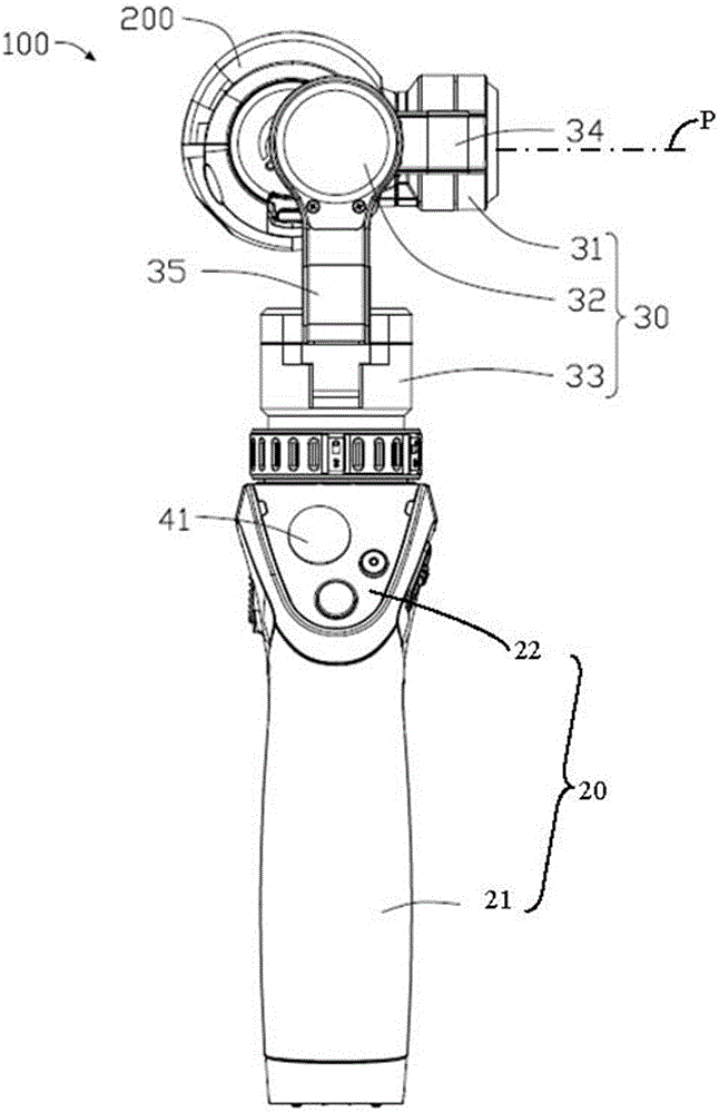 Handle cradle head and control method thereof