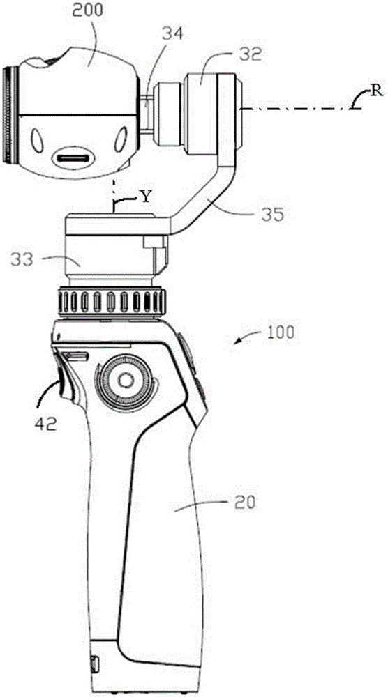 Handle cradle head and control method thereof
