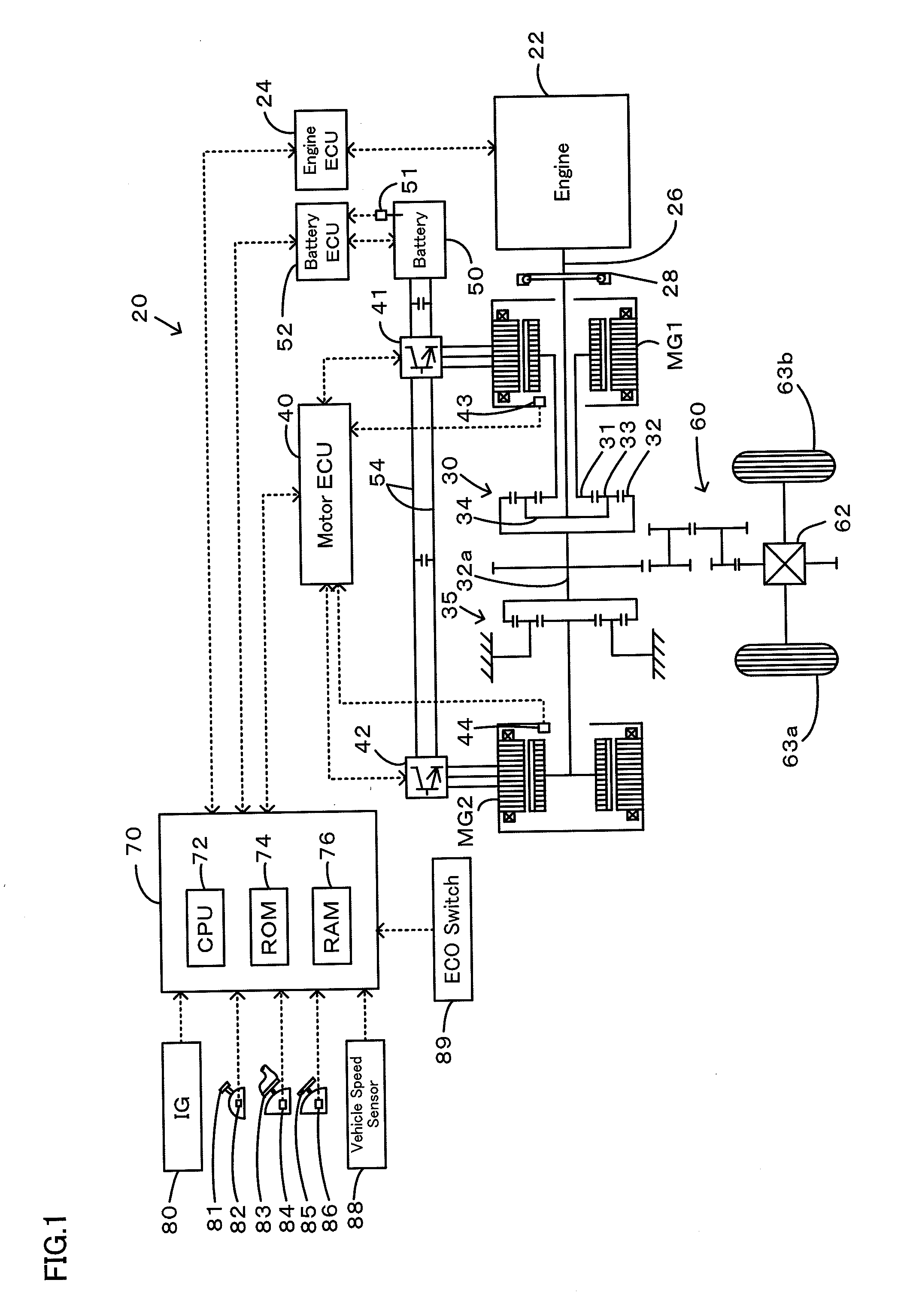 Hybrid vehicle and control method thereof