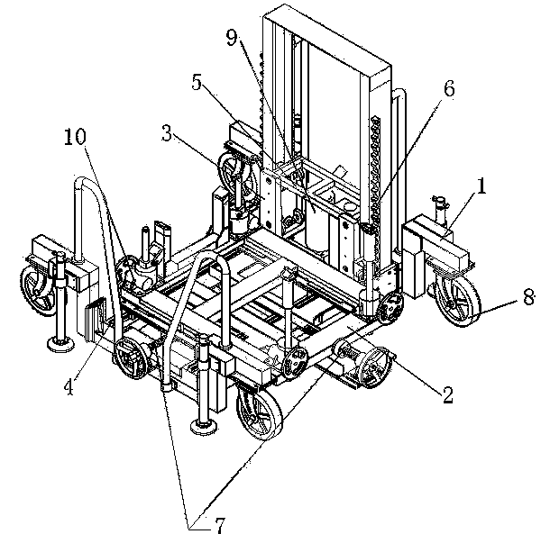 Aircraft engine installing device
