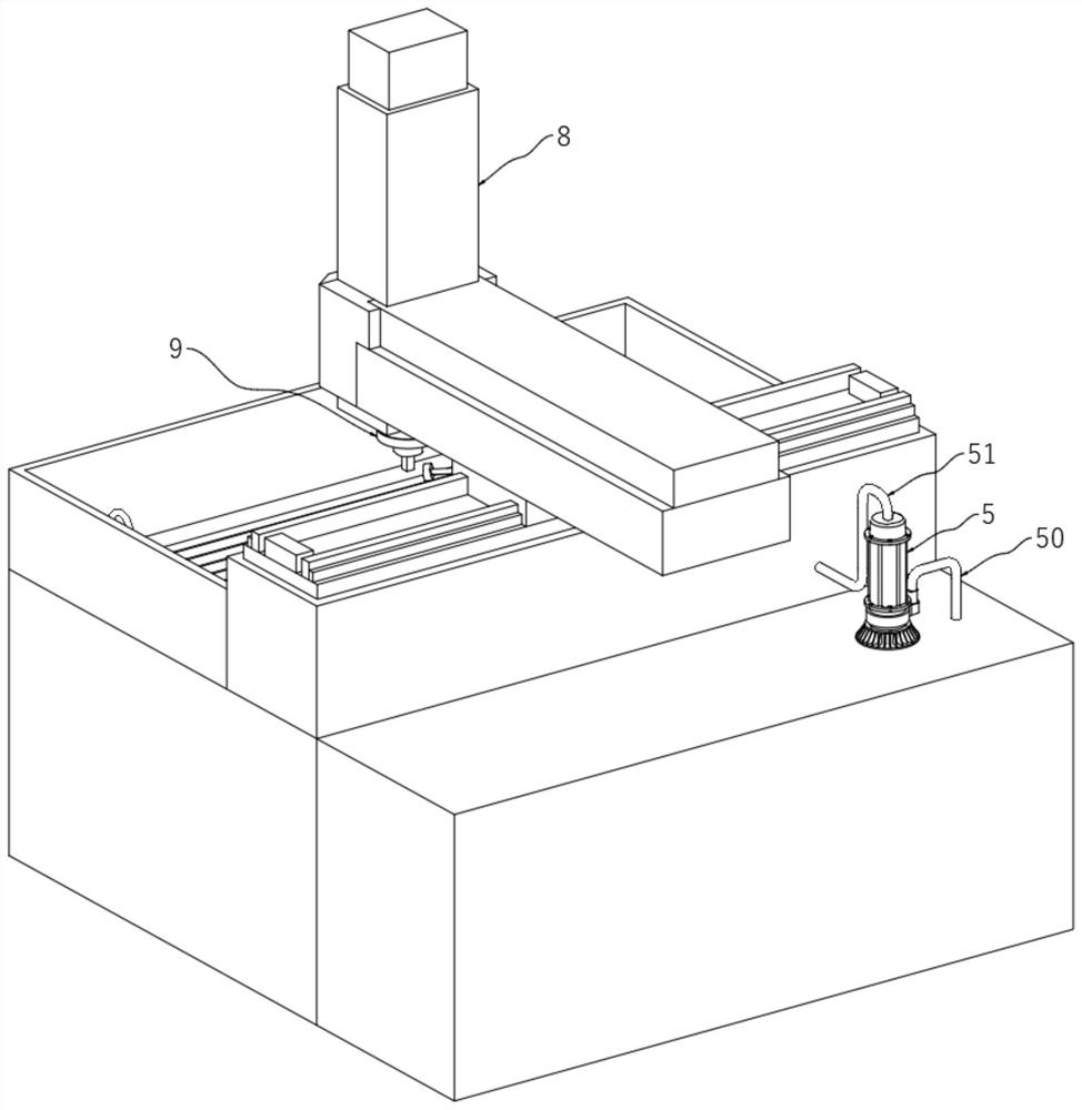 Electric spark machine tool capable of effectively avoiding damage caused by electric spark