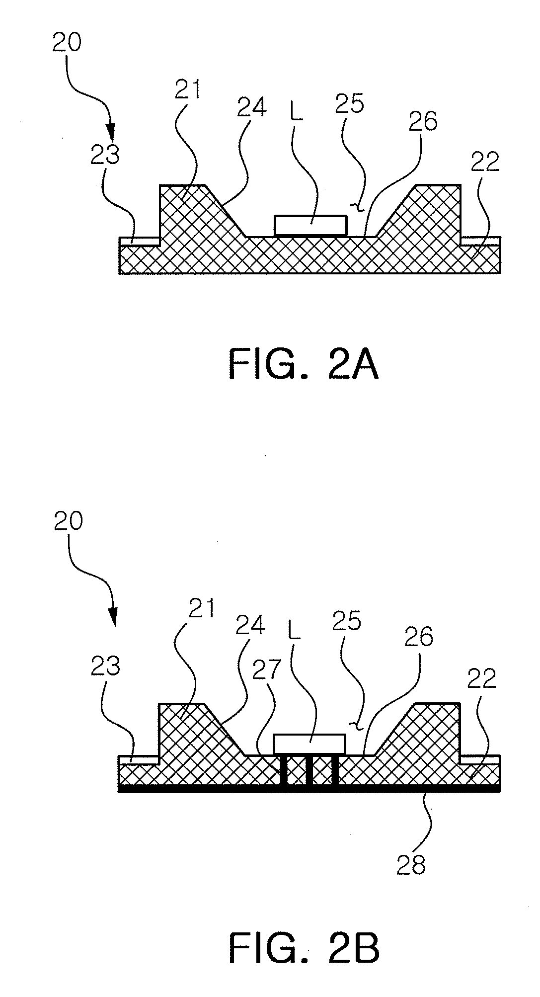 Ceramic package for headlamp and headlamp modul having the same