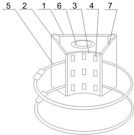 Monitoring equipment fixture with shock absorption