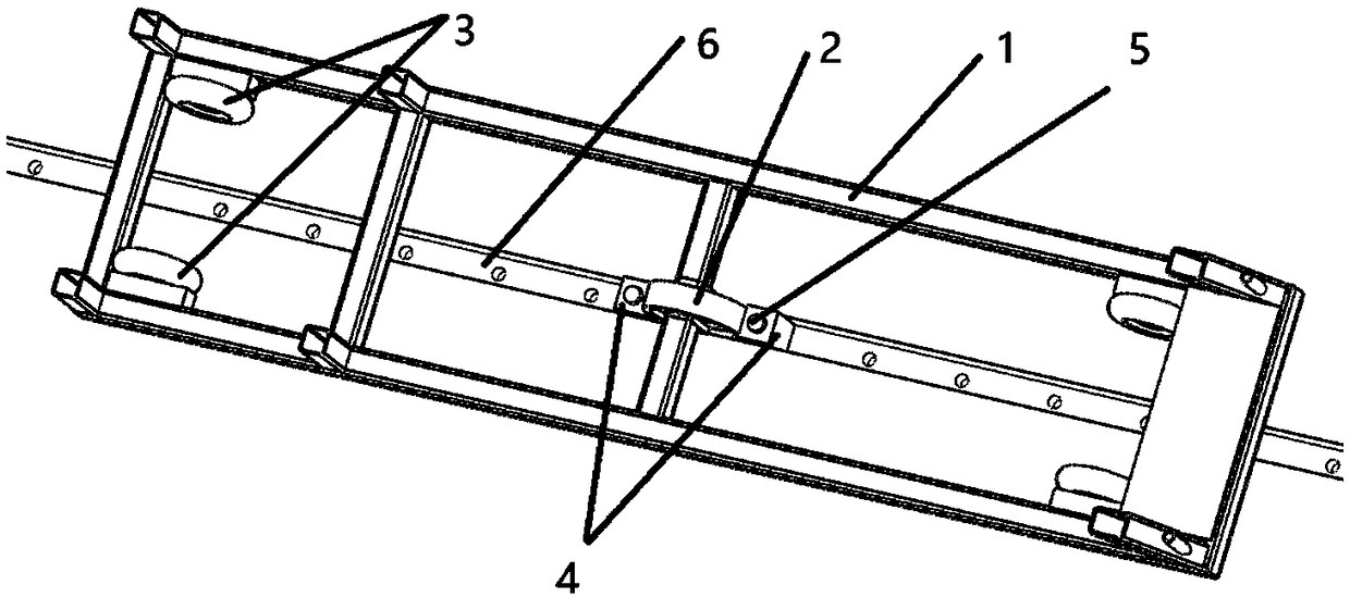 Movable type straddle single-track boarding ladder system