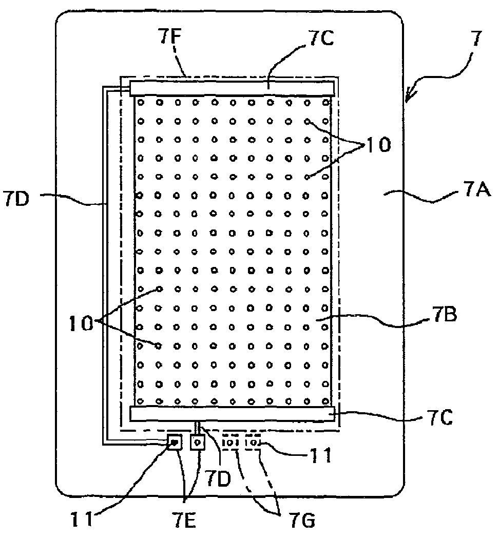 Electronic device having protection panel