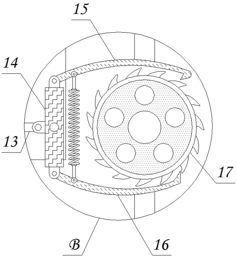 Energy-saving and environment-friendly AIS communication equipment heat dissipation device based on hull jolt