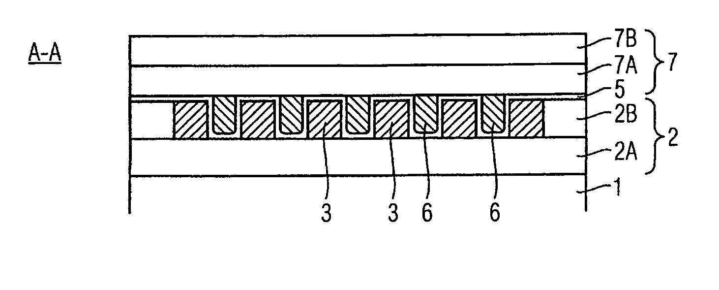 Corresponding capacitor arrangement and method for making the same