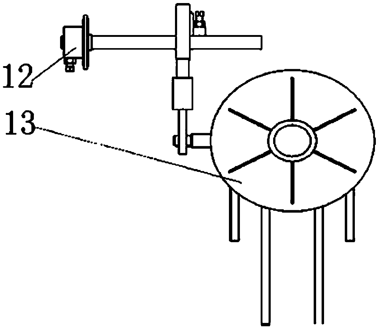 Potato fertilizing and planting machine