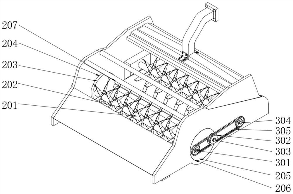 Deep ploughing rotary cultivator