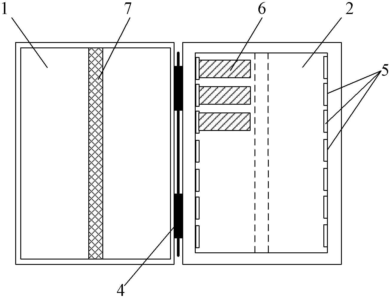 Storage box for bone marrow smears