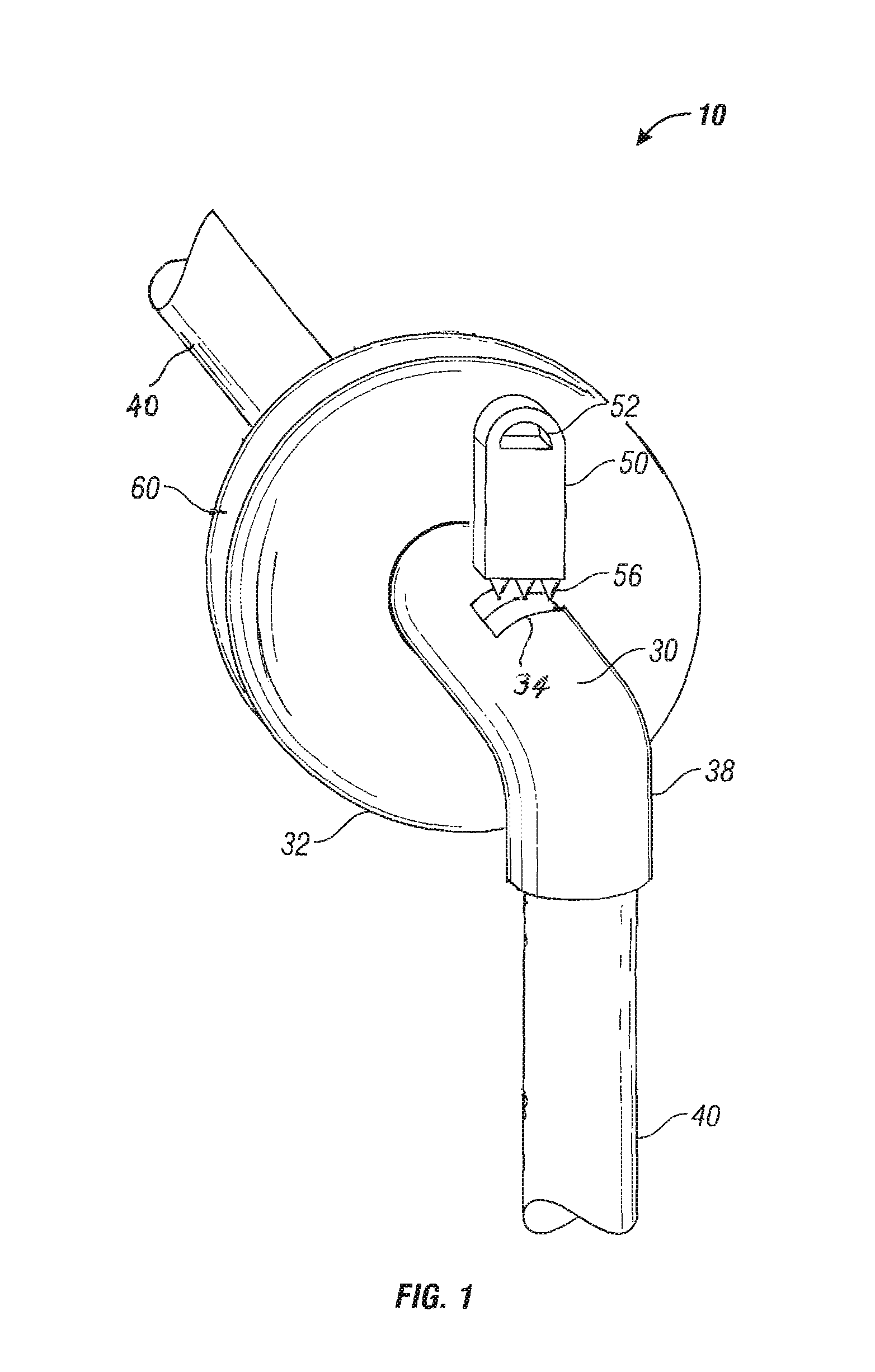 Article for securing a catheter