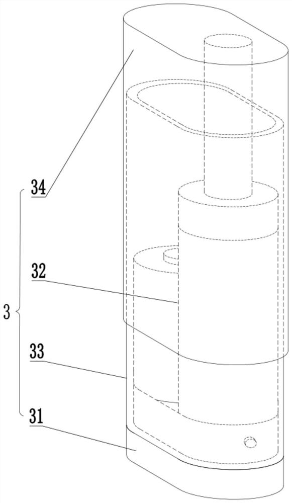 Liftable, lowerable and rotatable display base