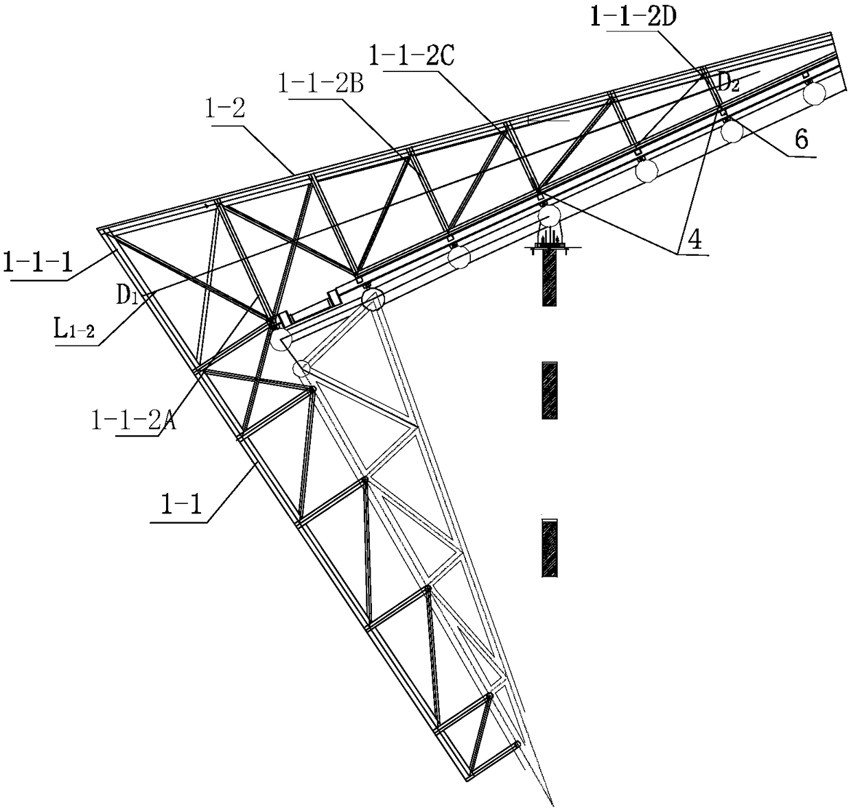 Building outer eave special-shaped decoration piece anti-wind-pressure structure system and construction method