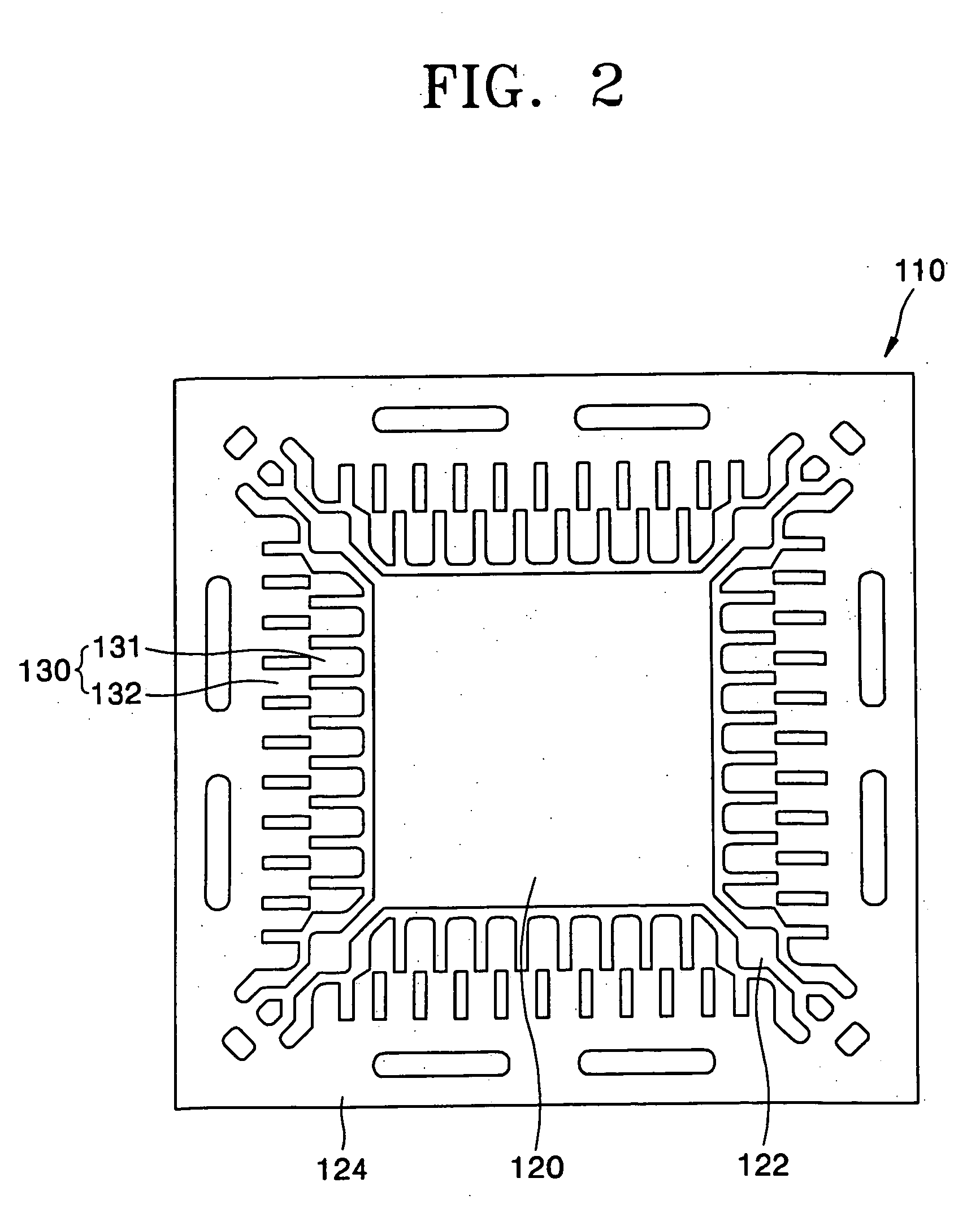 Method of manufacturing semiconductor package having multiple rows of leads