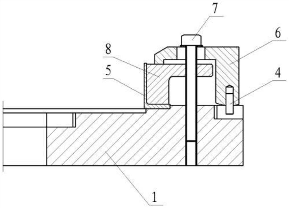 Cutting machining forming method for L-shaped thin-wall ring piece