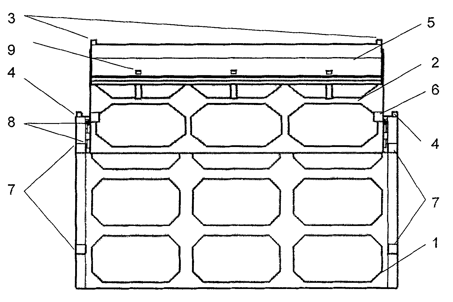 Nested type top overflowing gate