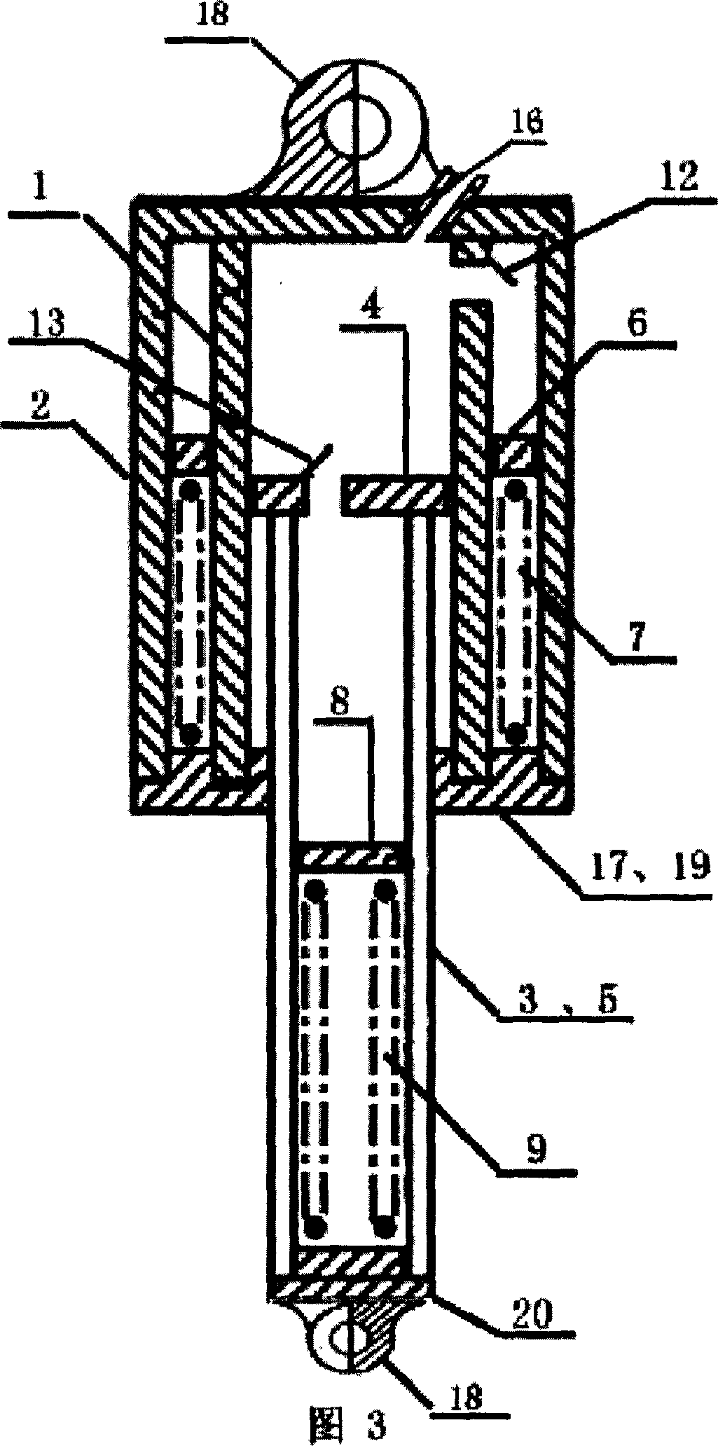 Hydraulic bidirection return stroke damper