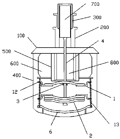 Sound energy compressor cycle structure