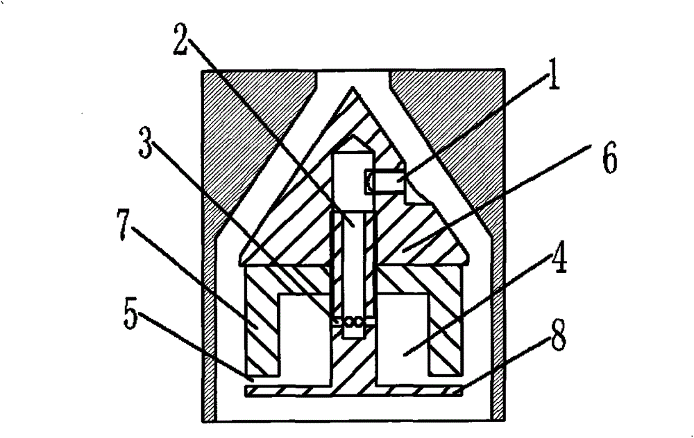 Gas/aerosol mixing or diluting device