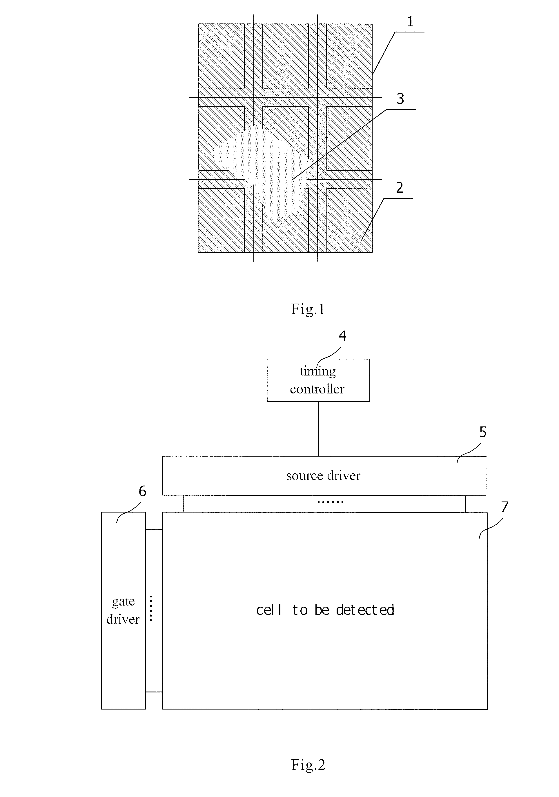 Detection circuit and method for a liquid crystal display