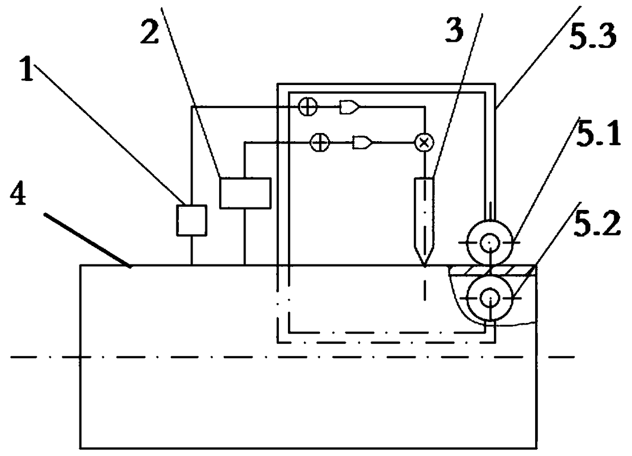 Ultrasonic arc laminating and rolling thin-wall steel tube welding device and welding method