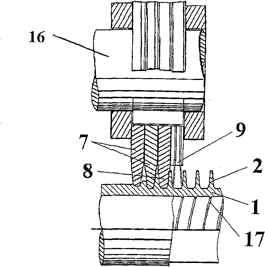 Intensified heat transfer pipe