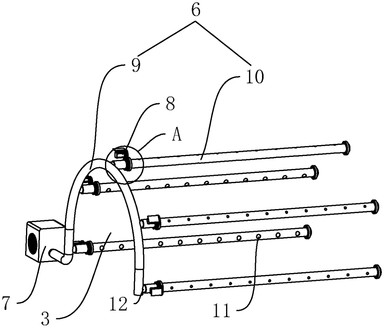 Air supply system of long tunnel