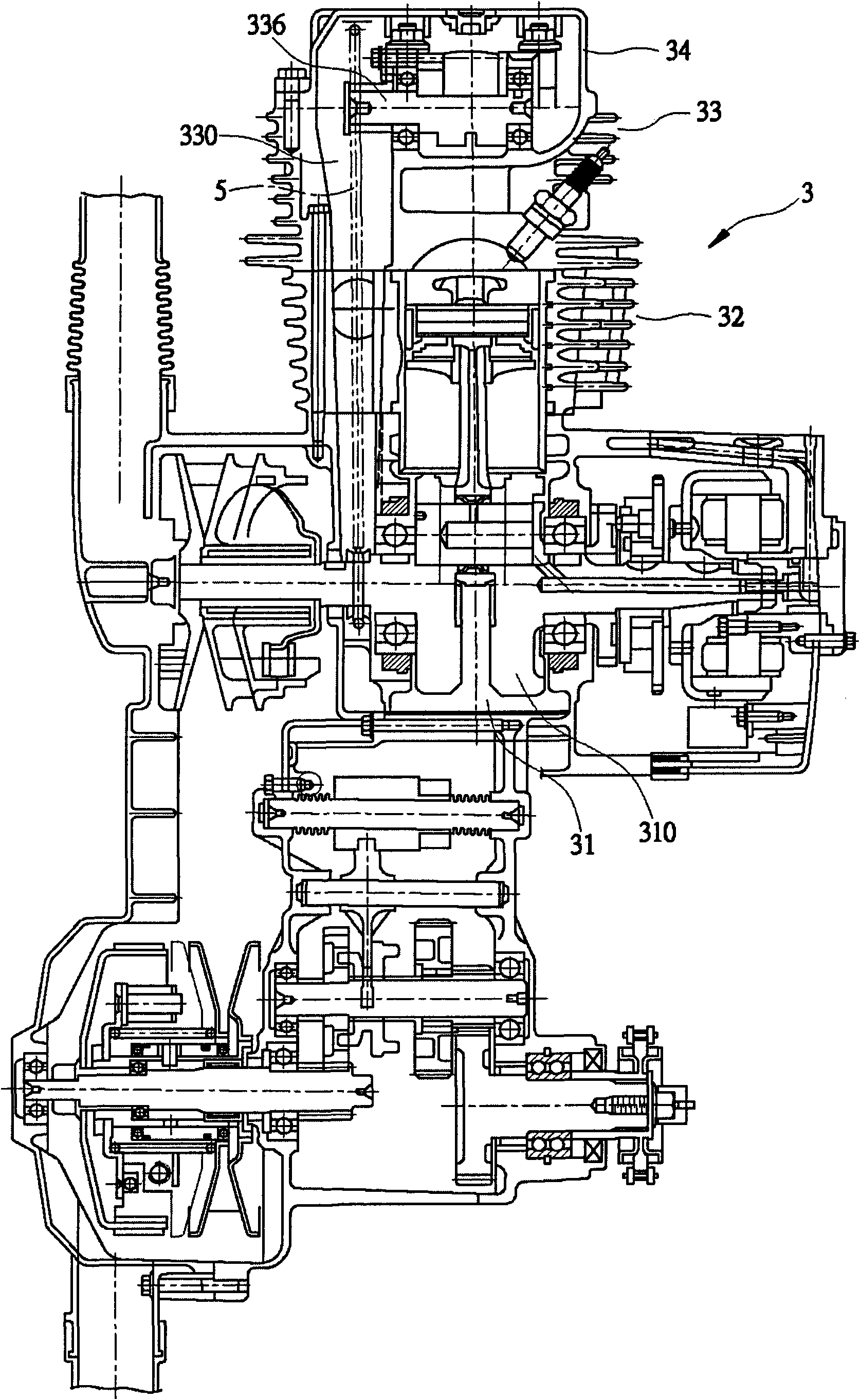 Configuration structure of variable valve lift mechanism and oil controlled valve of engine