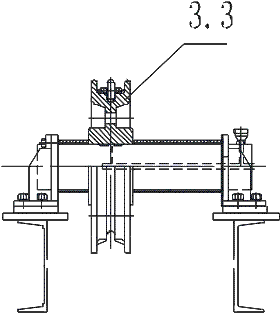 Furnace door lifting device with counterweights