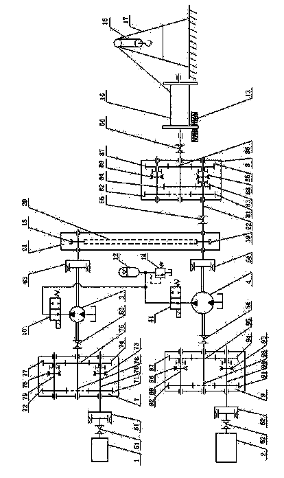 Parallel torque coupling type energy-saving workover rig