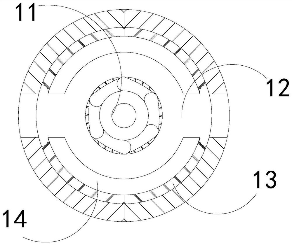 Municipal sewage treatment device