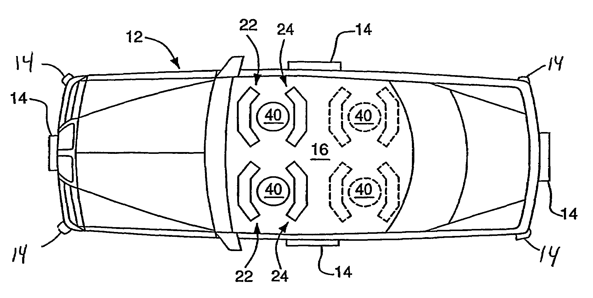 Inflatable restraint assembly for vehicles