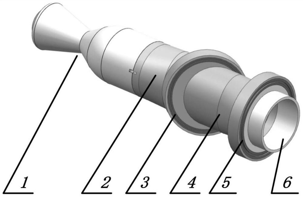 Mechanical-pneumatic composite thrust vectoring nozzle with short-distance/vertical take-off and landing functions