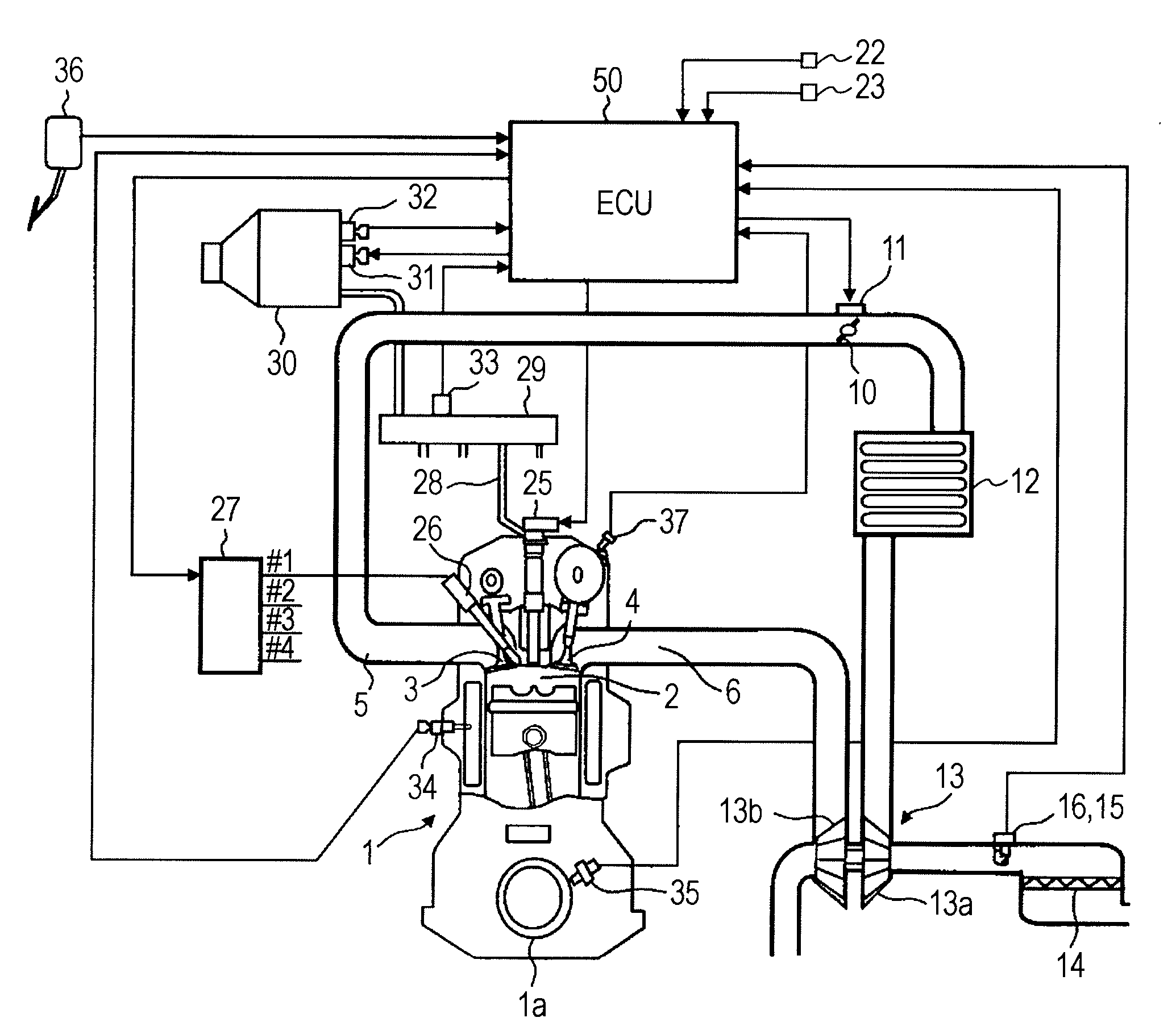 Post-start controller for diesel engine