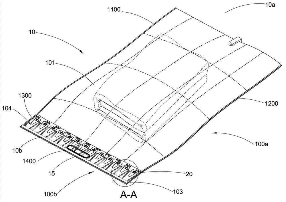 Exhaust bag and manufacture method thereof