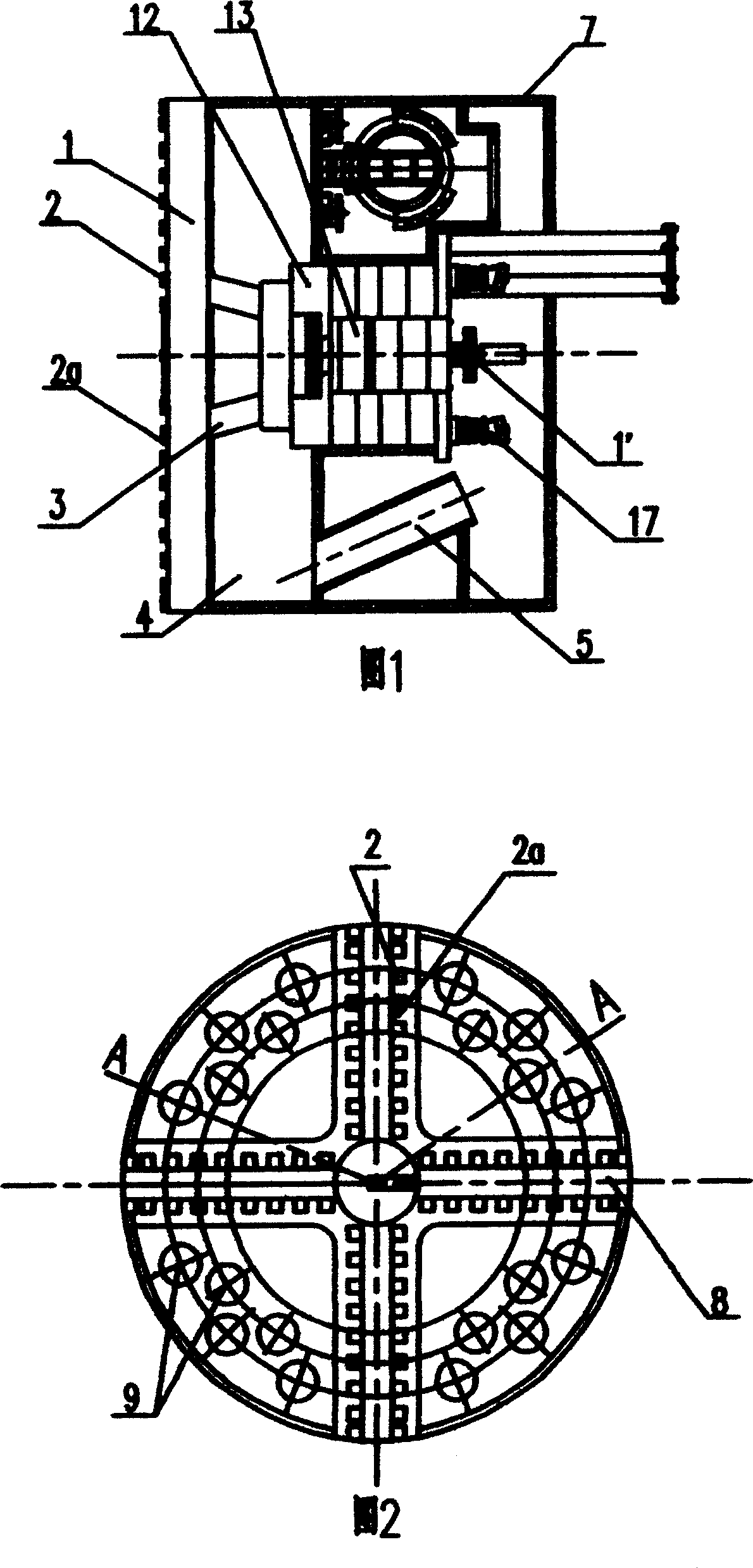 Device capable of regulating open ratio in shield driving machine