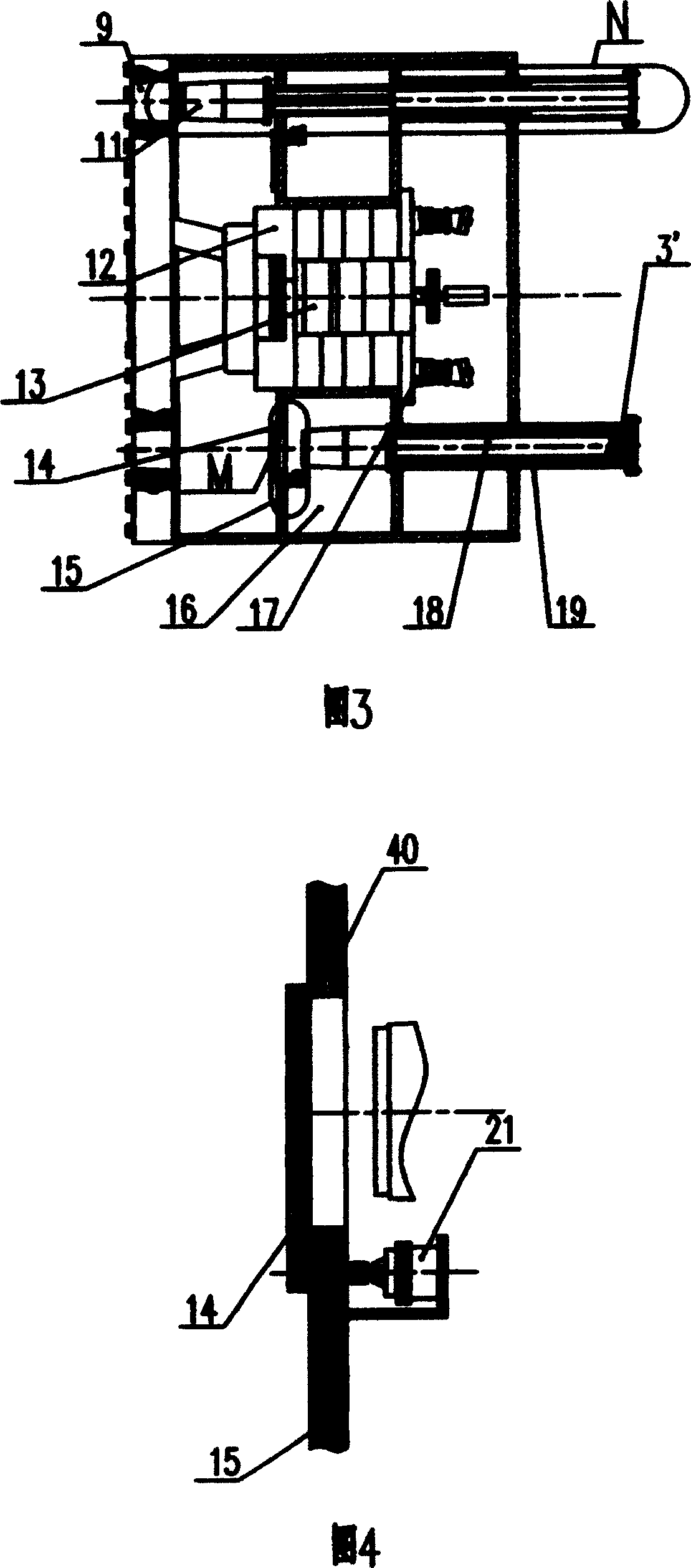 Device capable of regulating open ratio in shield driving machine