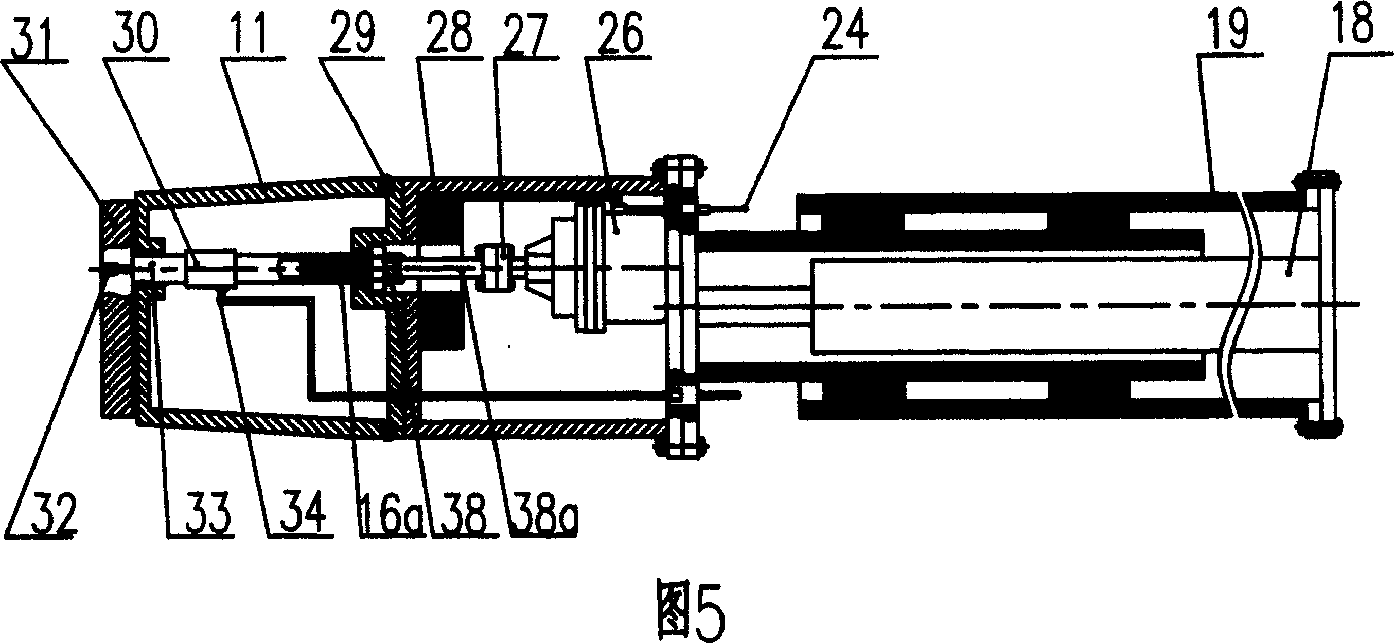 Device capable of regulating open ratio in shield driving machine