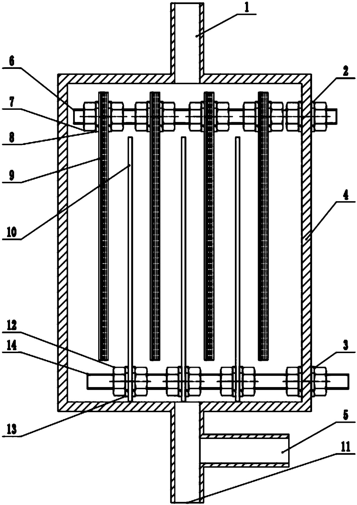 Electrochemical scale removing device