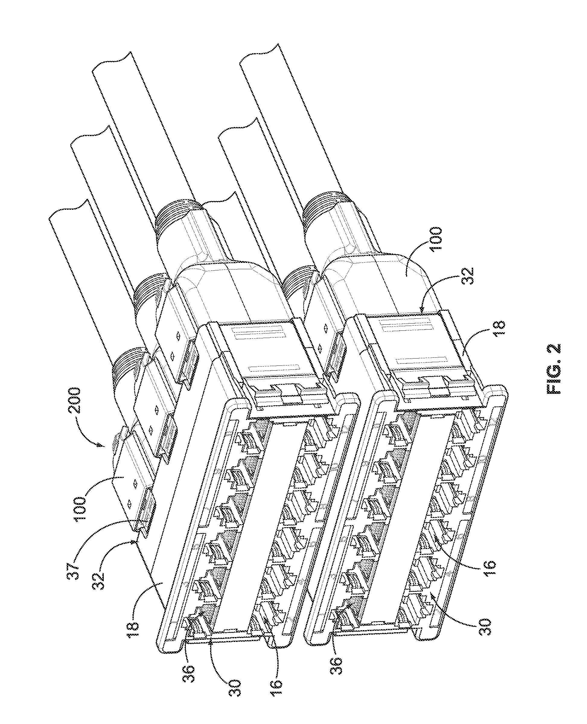 Latch assembly for a connector assembly