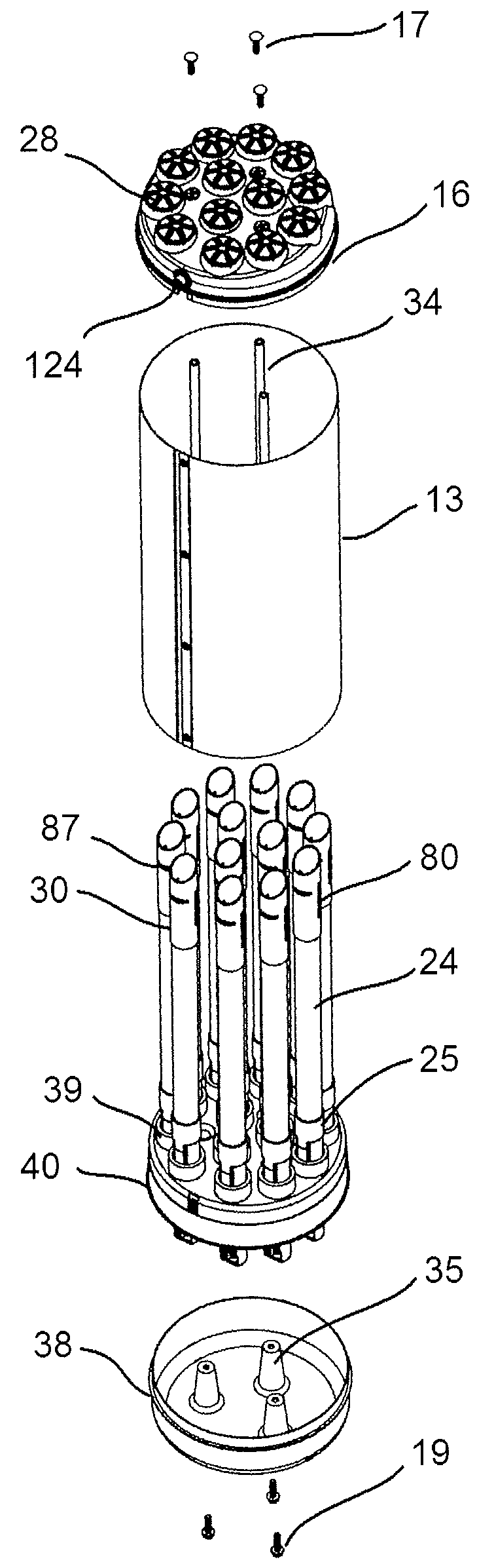 Locking golf bag