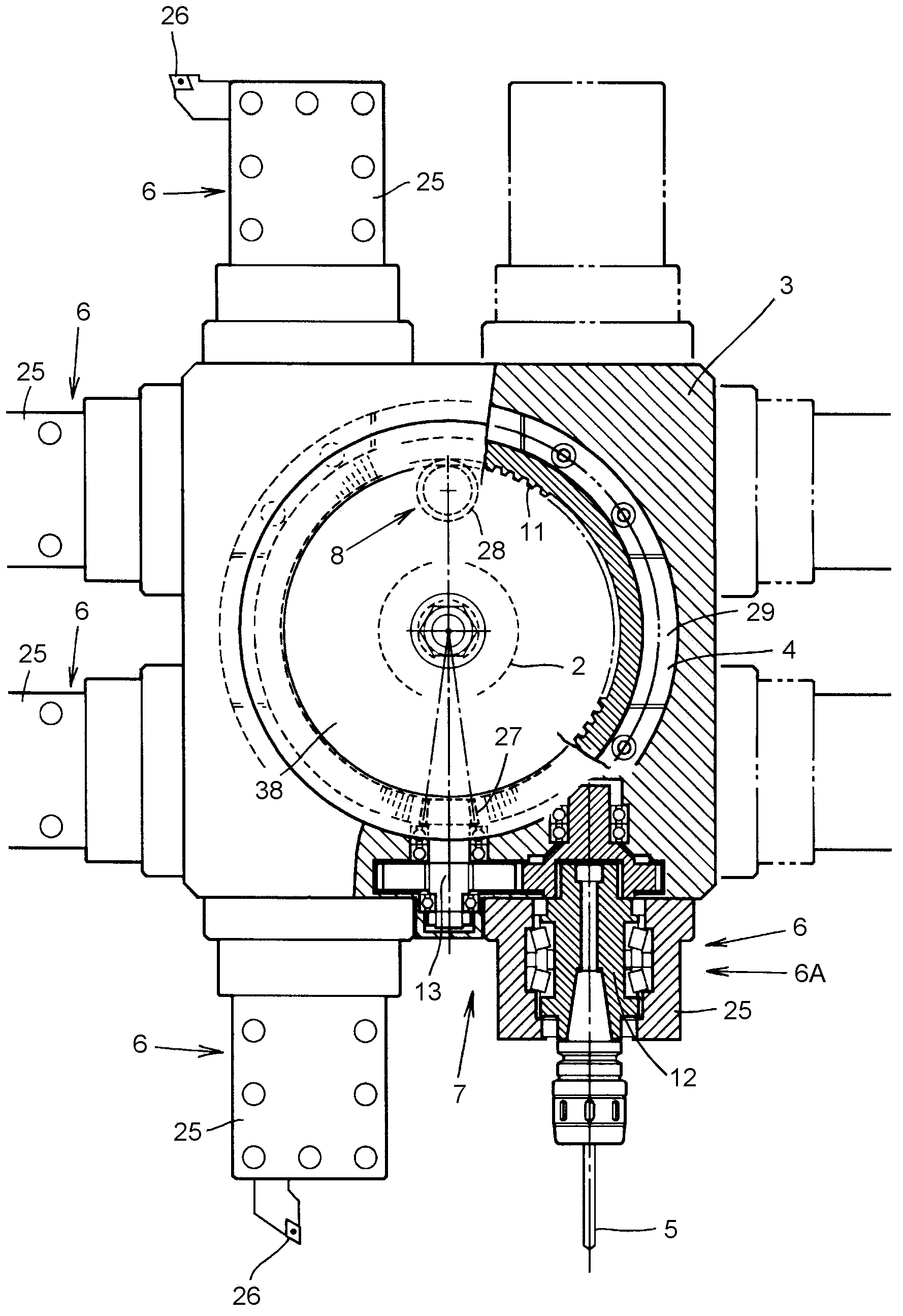 Composite processing machine